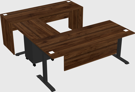 Height-adjustable desk - commercial grade