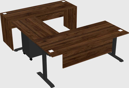 Height-adjustable desk - commercial grade