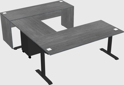Height-adjustable desk - commercial grade