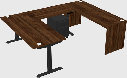 Height-adjustable desk - commercial grade