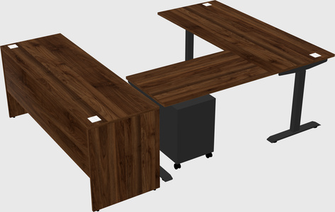 Height-adjustable desk - commercial grade