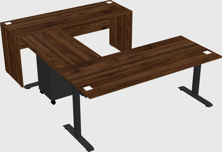 Height-adjustable desk - commercial grade