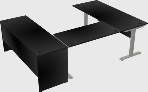 Height-adjustable desk - commercial grade