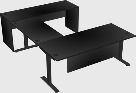 Height-adjustable desk - commercial grade