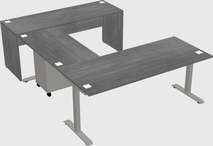 Height-adjustable desk - commercial grade