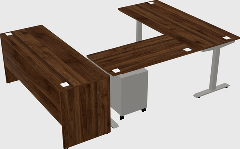 Height-adjustable desk - commercial grade