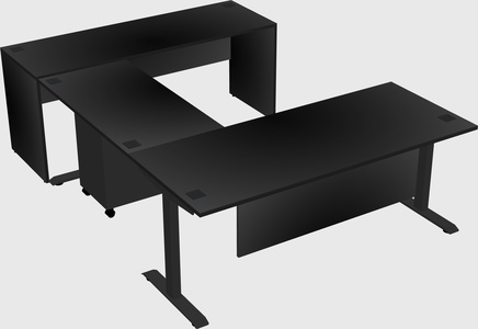 Height-adjustable desk - commercial grade