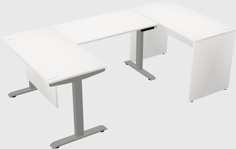 Height-adjustable desk - commercial grade