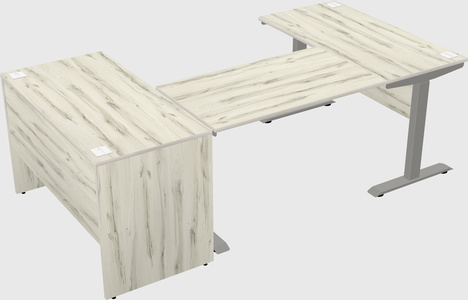 Height-adjustable desk - commercial grade