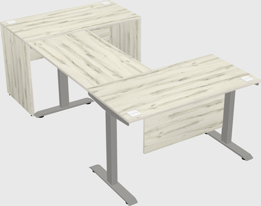 Height-adjustable desk - commercial grade