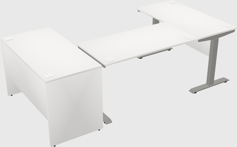 Height-adjustable desk - commercial grade