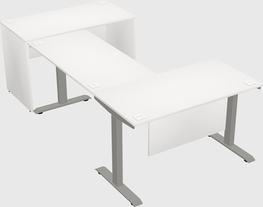 Height-adjustable desk - commercial grade