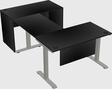 Height-adjustable desk - commercial grade