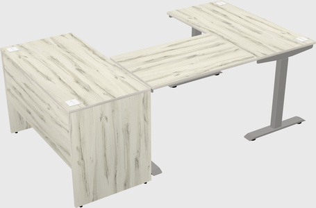 Height-adjustable desk - commercial grade