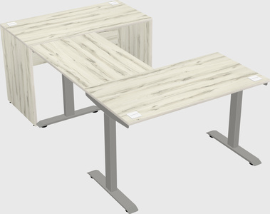 Height-adjustable desk - commercial grade