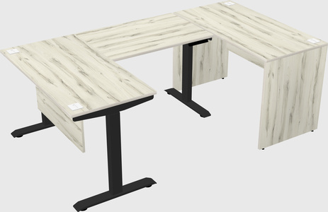Height-adjustable desk - commercial grade