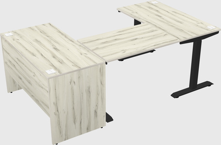 Height-adjustable desk - commercial grade