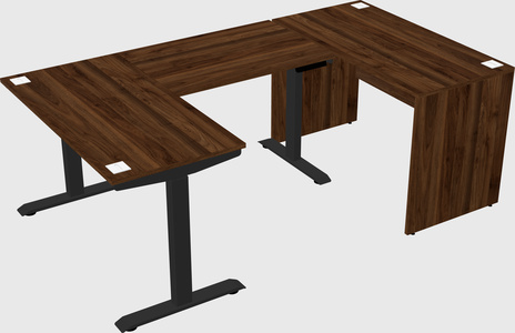 Height-adjustable desk - commercial grade