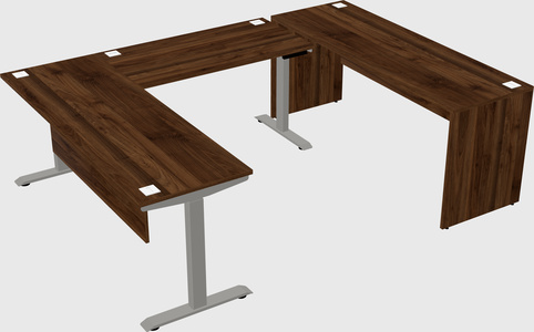 Height-adjustable desk - commercial grade