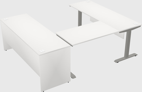 Height-adjustable desk - commercial grade
