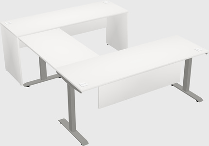Height-adjustable desk - commercial grade