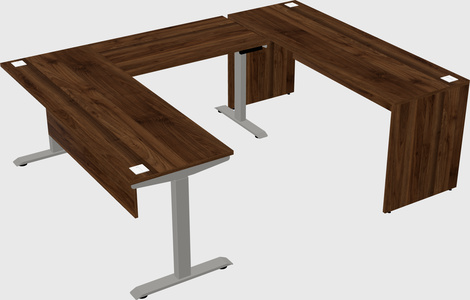 Height-adjustable desk - commercial grade
