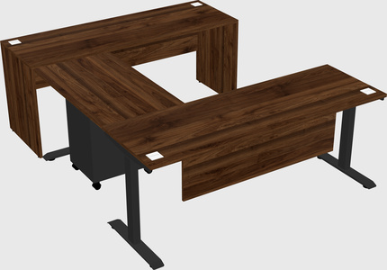Height-adjustable desk - commercial grade