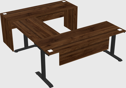 Height-adjustable desk - commercial grade