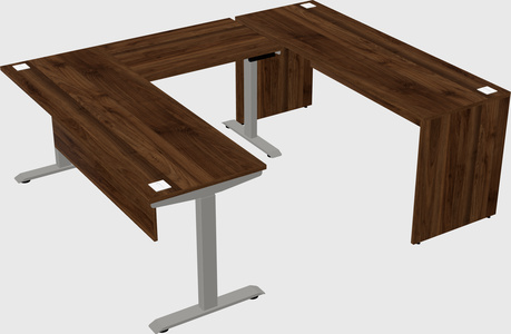 Height-adjustable desk - commercial grade