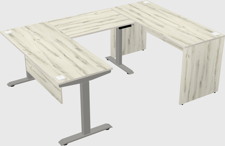 Height-adjustable desk - commercial grade
