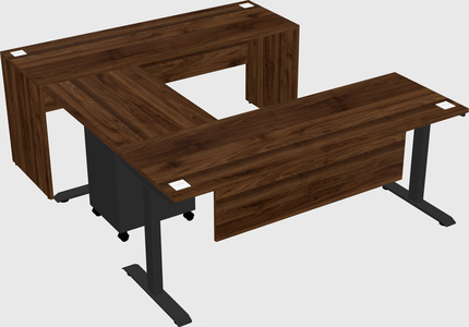 Height-adjustable desk - commercial grade
