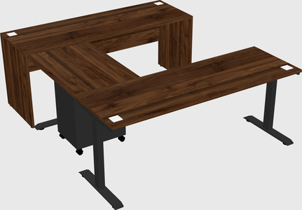 Height-adjustable desk - commercial grade