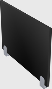 Desk privacy panel