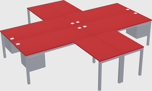 Bureau quadruple