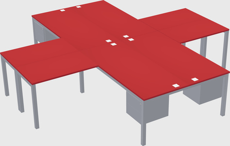 Bureau quadruple