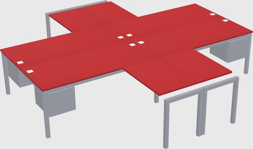 Quad desk