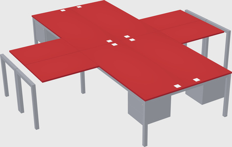 Quad desk