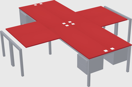 Quad desk