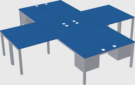 Bureau quadruple