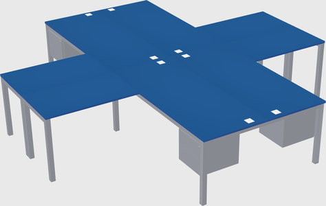 Bureau quadruple