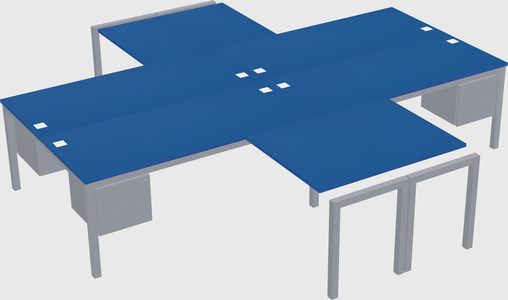 Quad desk