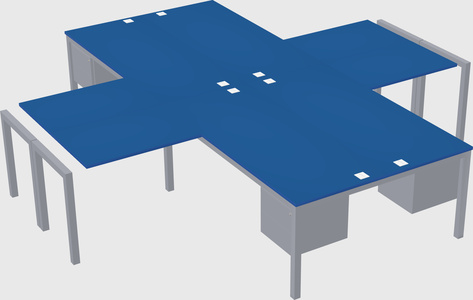 Quad desk