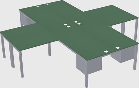 Bureau quadruple