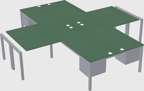 Quad desk