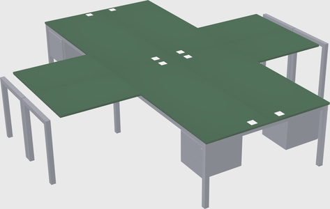Quad desk