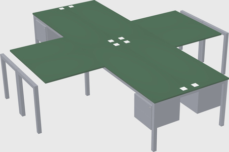 Bureau quadruple