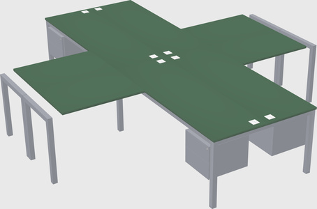 Bureau quadruple
