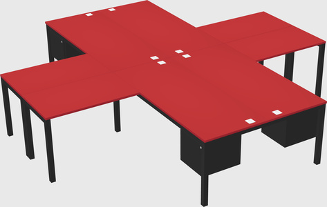 Quad desk
