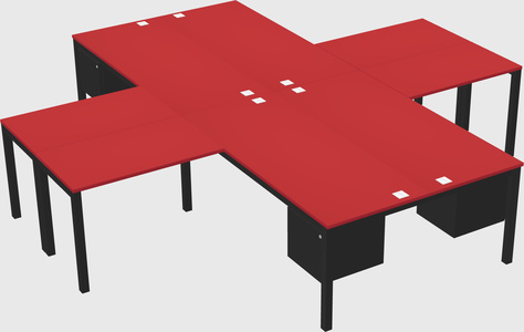 Quad desk