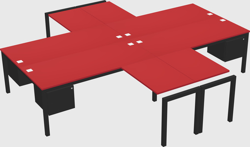 Quad desk